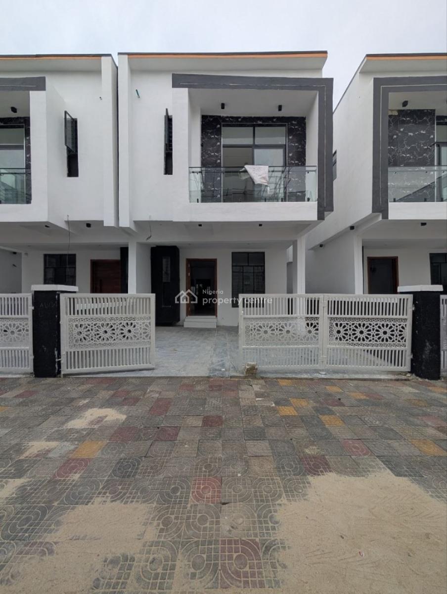 4 Bedroom Terrace Duplex with Bq & C of O, Ikota Gra Estate, Ikota, Lekki, Lagos, Terraced Duplex for Sale