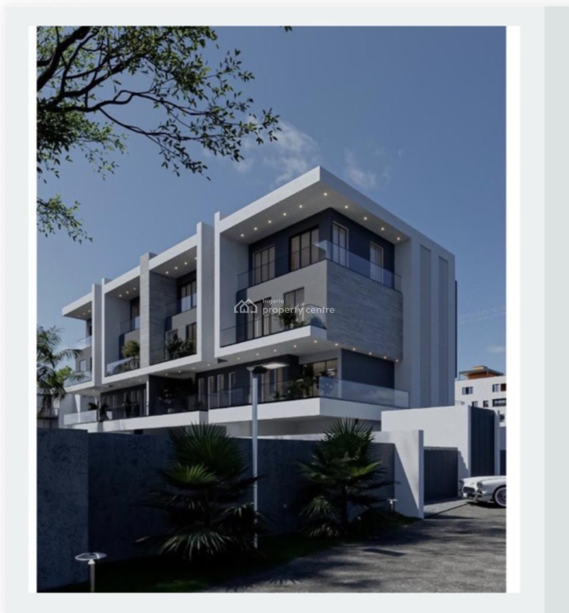 Luxury 4 Bedroom Terraces, Oba Yekini Elegushi Road, Ikate Elegushi, Lekki, Lagos, Terraced Duplex for Sale