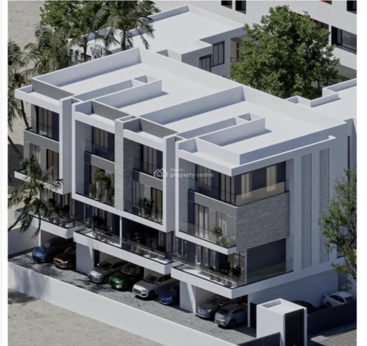 Luxury 4 Bedroom Terraces, Oba Yekini Elegushi Road, Ikate Elegushi, Lekki, Lagos, Terraced Duplex for Sale