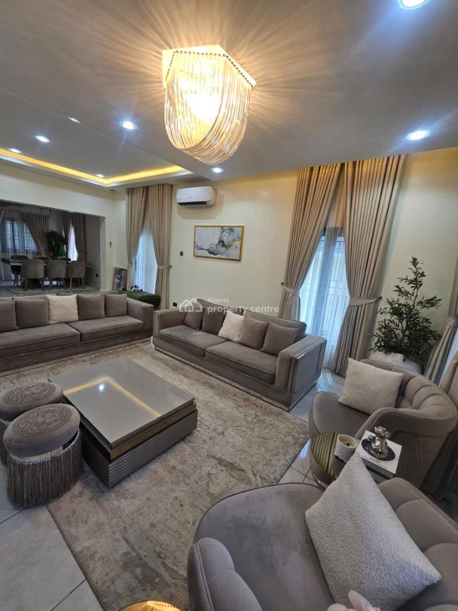 Luxury 4 Bedroom Fully Furnished 4 Bedroom Duplex with a Self Contai, Apo, Abuja, Detached Duplex for Rent