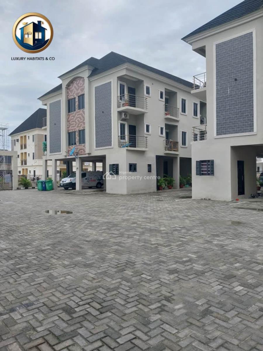 Fully Serviced 3 Bedroom Apartment, Ikota, Lekki, Lagos, Flat / Apartment for Rent