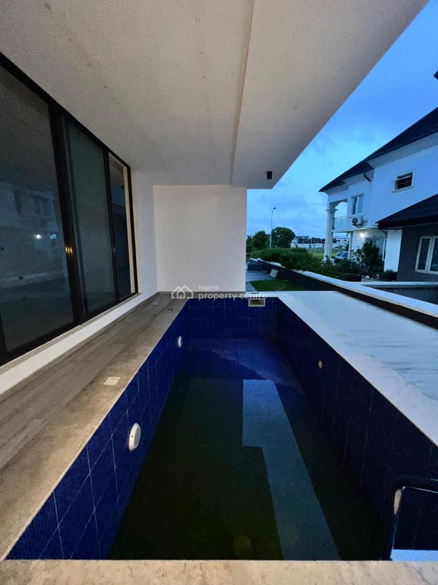Modern 5 Bedroom Semi Detached with Pool, Rooftop Terrace, Gym & Bq, Ikate, Lekki, Lagos, Semi-detached Duplex for Sale