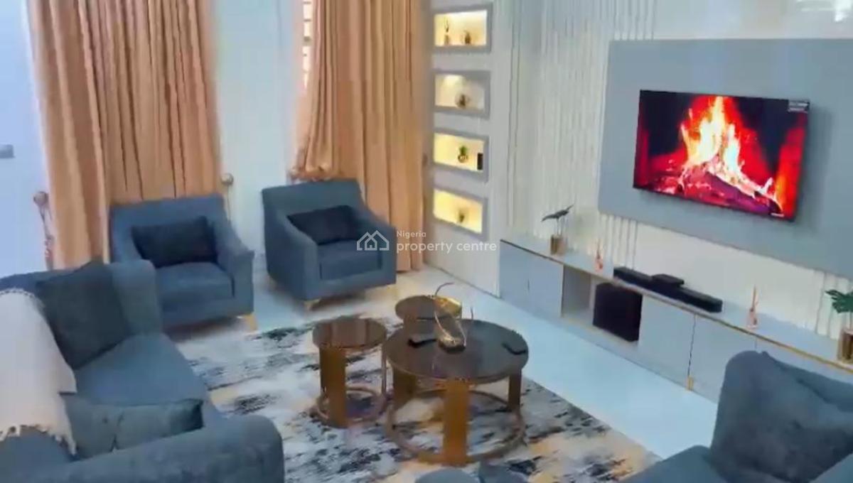 Partly Furnished 4-bedroom Semi-detached House, Ikota, Lekki, Lagos, Semi-detached Duplex for Rent