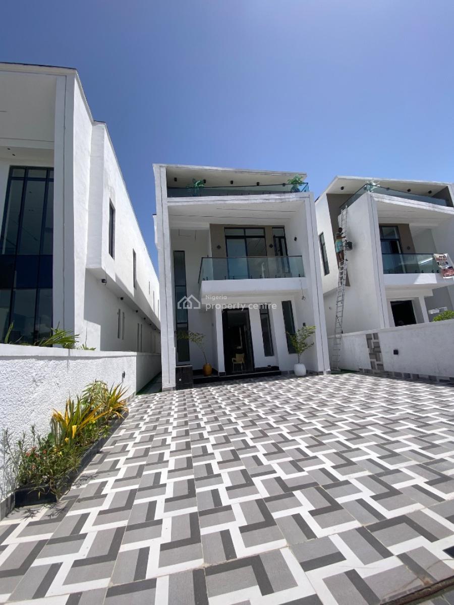 Newly Built 5bedroom Duplex Comes with Bq, Lekki Palm City, Ajah, Lagos, Detached Duplex for Sale