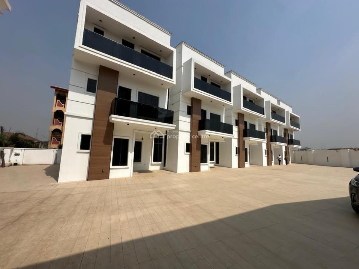 a Newly Built, Serviced 5-bedroom Terrace Duplex + 1bq, Wuse, Abuja, Terraced Duplex for Rent