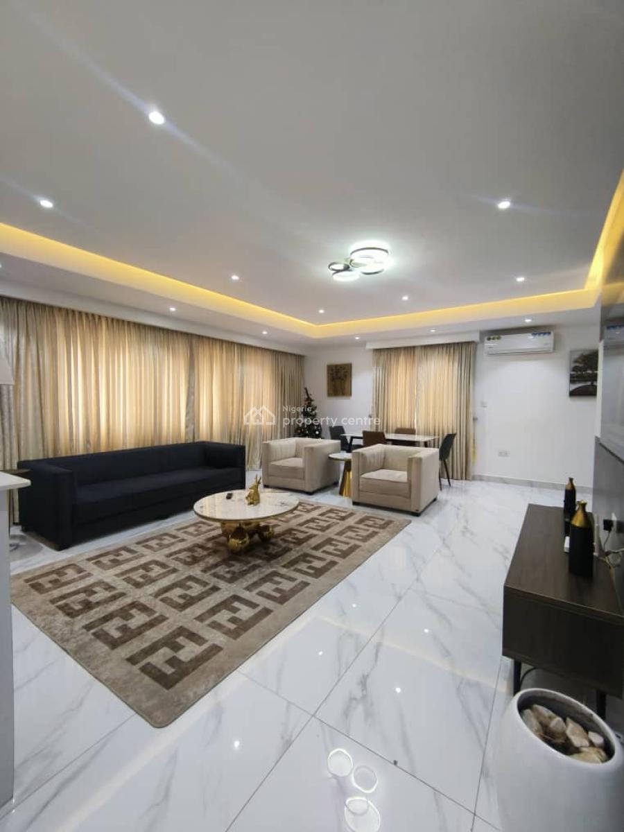 Luxury Fully Furnished & Service Pent Floor One Bedroom Apartment, Prime Water Estate Freedom Way Lekki, Lekki, Lagos, Mini Flat (room and Parlour) for Rent