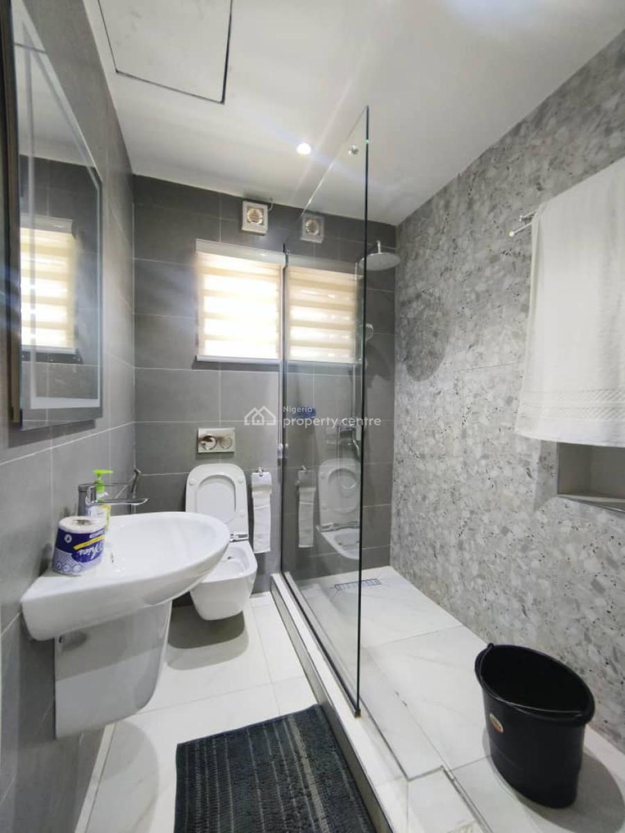 Luxury Fully Furnished & Service Pent Floor One Bedroom Apartment, Prime Water Estate Freedom Way Lekki, Lekki, Lagos, Mini Flat (room and Parlour) for Rent