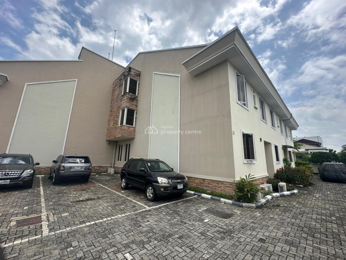 Well Finished Serviced 4 Bedroom Terrace with a Room Bq, Banana Island, Ikoyi, Lagos, Terraced Duplex for Sale