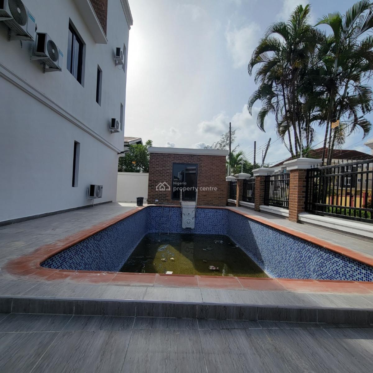 Magnificent 5bedroom Semi Detached Duplex with a Pool,gym,bq, Ikoyi, Lagos, Detached Duplex for Sale