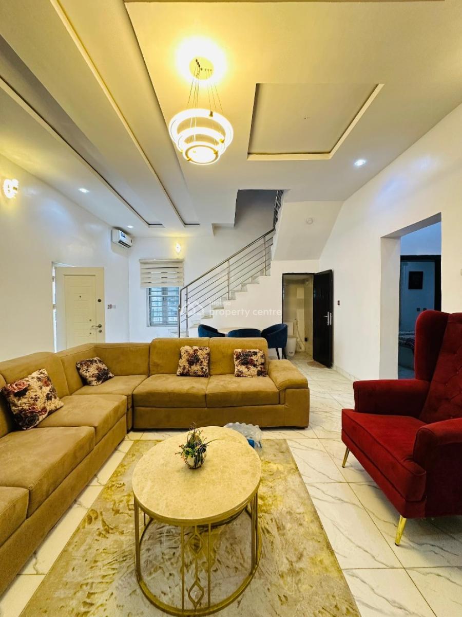 Furnished 4 Bedroom Semi Detached Duplex, Thomas Estate, Ajah, Lagos, Semi-detached Duplex for Rent