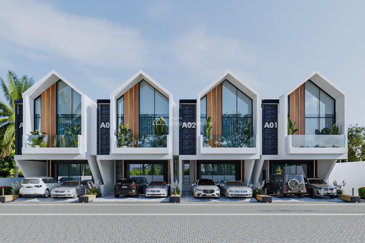 Architecturally Built 3 Bedroom Terrace with Studio Apartment, Atican Beachview Estate, Victoria Island (vi), Lagos, Terraced Duplex for Sale
