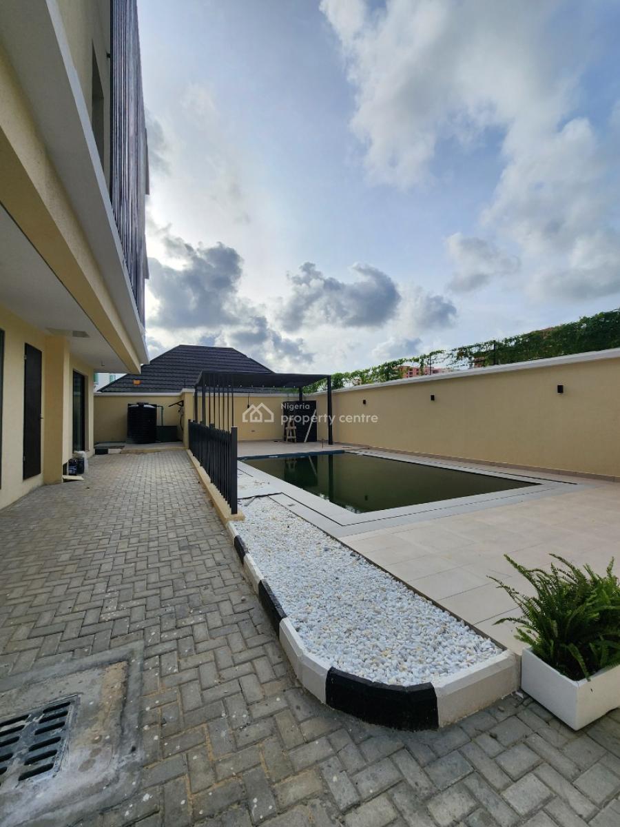 Luxury 5 Bedroom Terrace Duplex with a Room Bq & Pool, Ikoyi, Lagos, Semi-detached Duplex for Sale