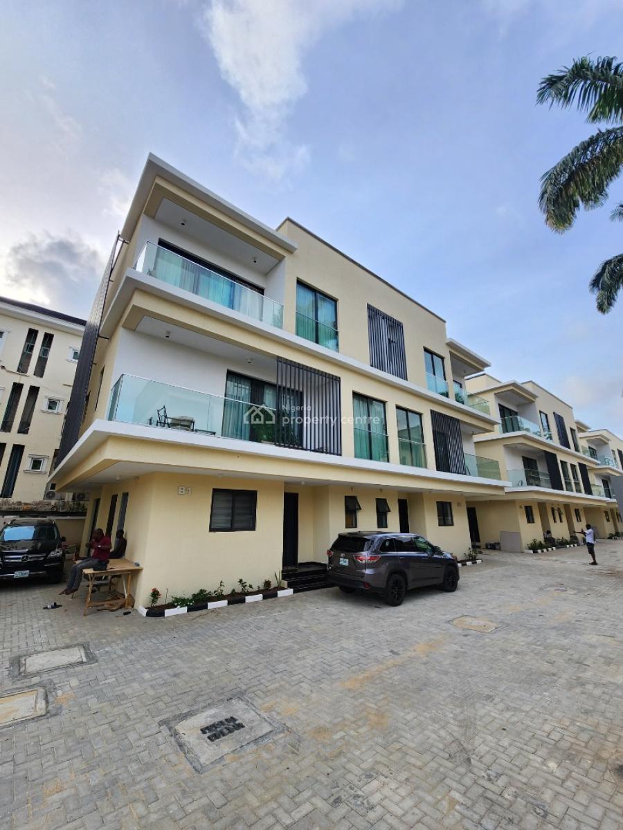 Luxury 5 Bedroom Terrace Duplex with a Room Bq & Pool, Ikoyi, Lagos, Semi-detached Duplex for Sale