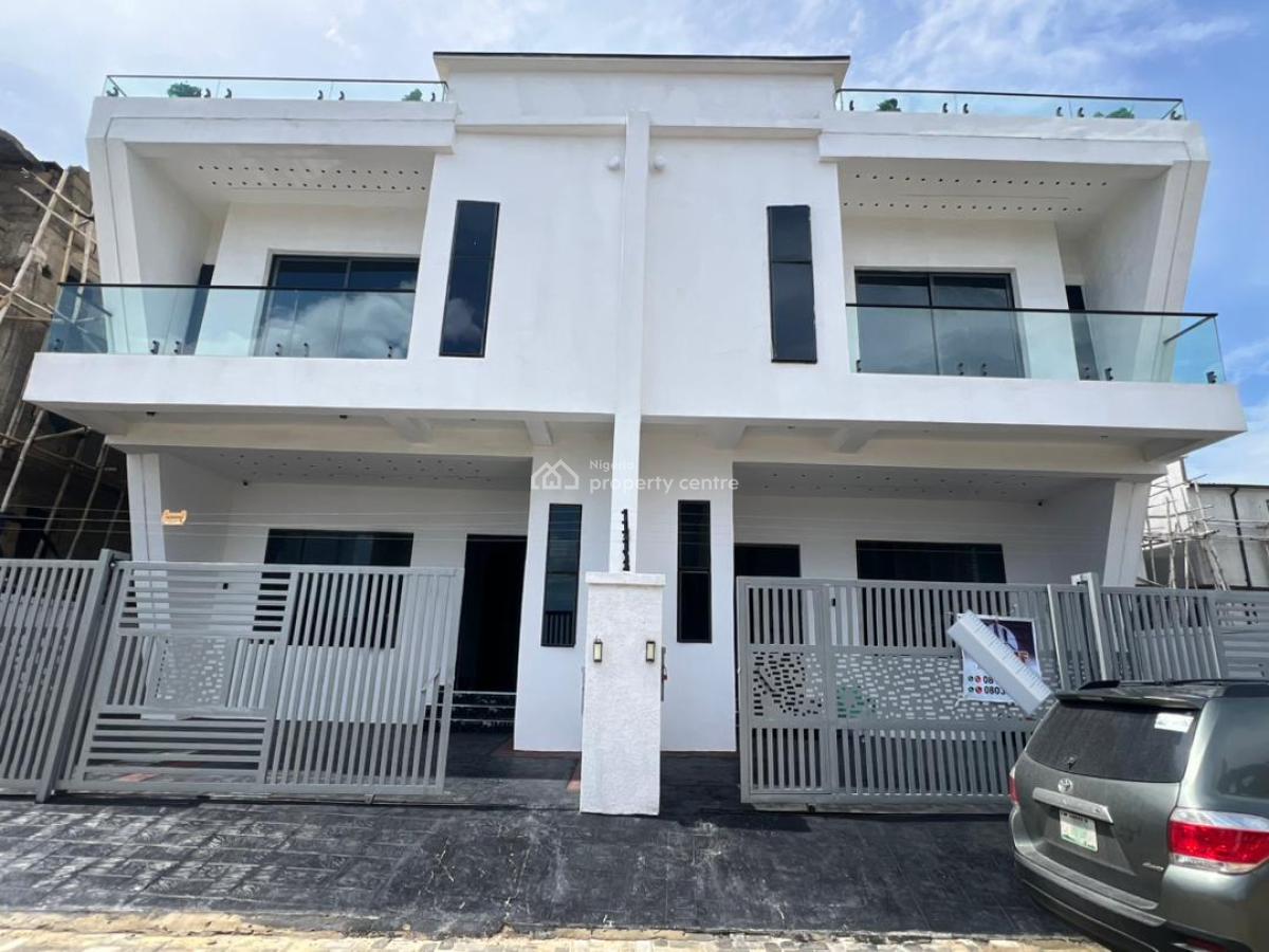 New  4 Bedrooms Semi Detached Duplex and Bq, Lekki Palms City Estate, Ajah, Lagos, Semi-detached Duplex for Sale