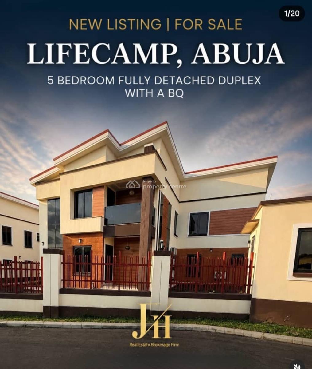 4bed Rooms Detached Duplex with Two Bedrooms Bq at Life Camp Abuja, Life Camp,fct Abuja, Life Camp, Abuja, Detached Duplex for Sale