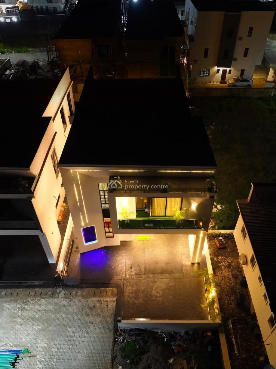 Automated 5bedroom Detached Duplex with Pool, Gym, Bq, Discovery Park Estate Chevron, Lekki, Lagos, Detached Duplex for Sale