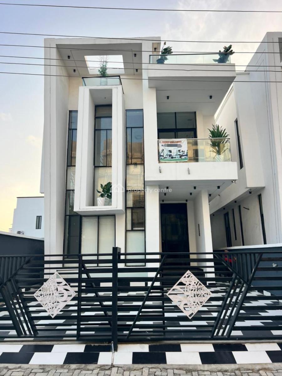 Contemporary 5 Bedroom Detached Duplex with Pool, Cinema, Gym & Bq, Chevron, Lekki, Lagos, Detached Duplex for Sale
