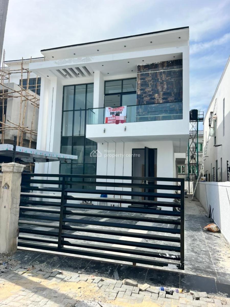 Upscale 5 Bedroom Detached Duplex with Pool, Cinema, Gym, Home Office, Chevron, Lekki, Lagos, House for Sale