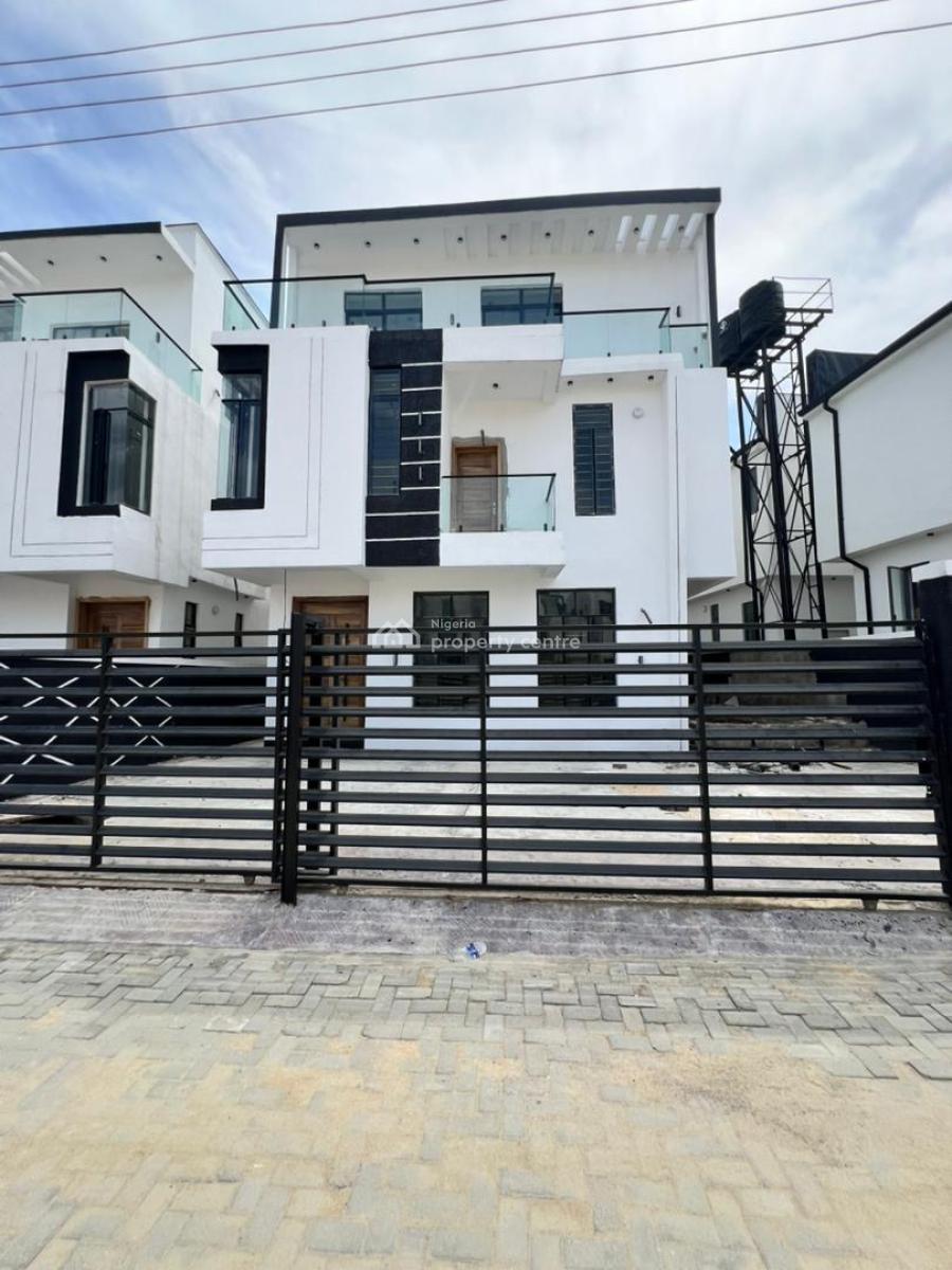 Elegant 5 Bedroom Detached Duplex with Swimming Pool, Bq & Rooftop, Chevron, Lekki, Lagos, House for Sale