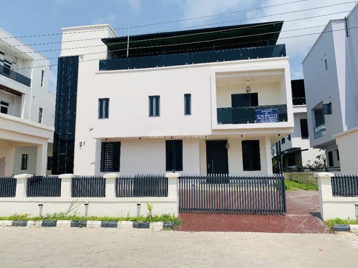 5 Bedroom Detached House with 2 Living Rooms, Osapa, Lekki, Lagos, Detached Duplex for Sale