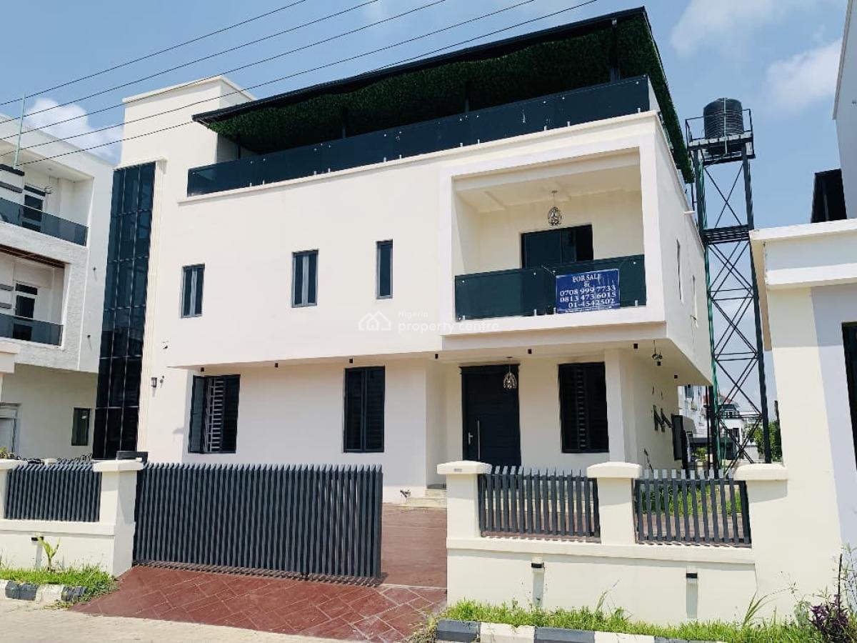 5 Bedroom Detached House with 2 Living Rooms, Osapa, Lekki, Lagos, Detached Duplex for Sale