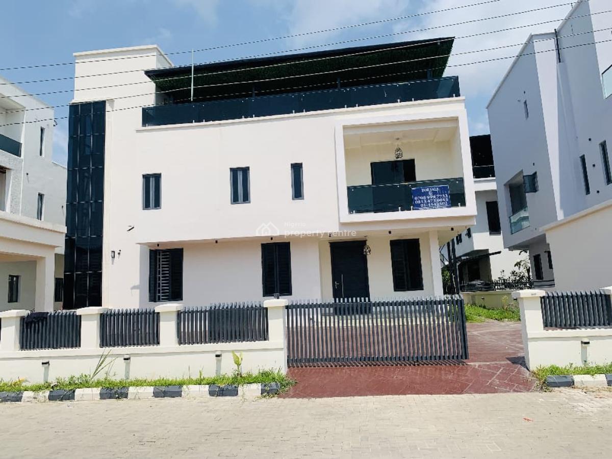 5 Bedroom Detached House with 2 Living Rooms, Osapa, Lekki, Lagos, Detached Duplex for Sale