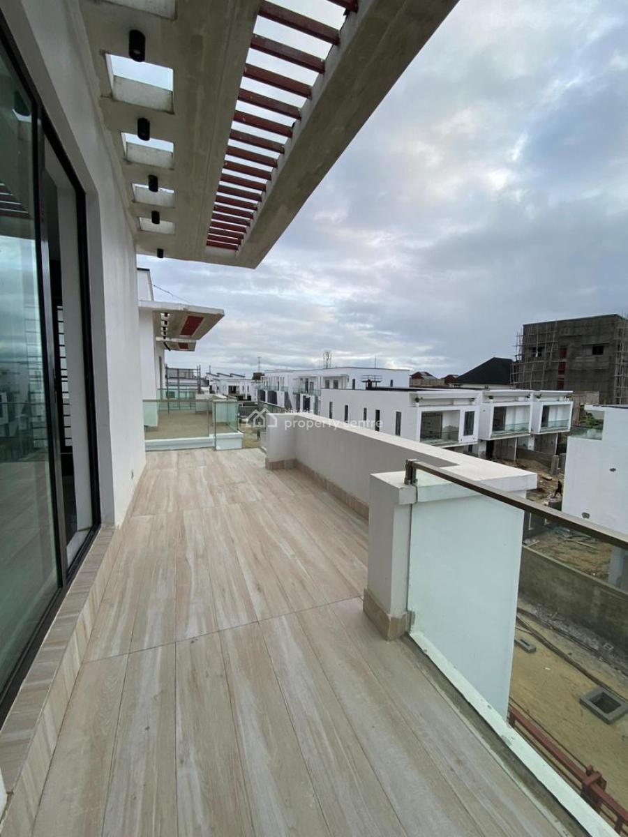 Newly Built 5 Bedroom Detached Duplex with Bq, Pool and Open Terrace, Chevron, Lekki, Lagos, House for Sale