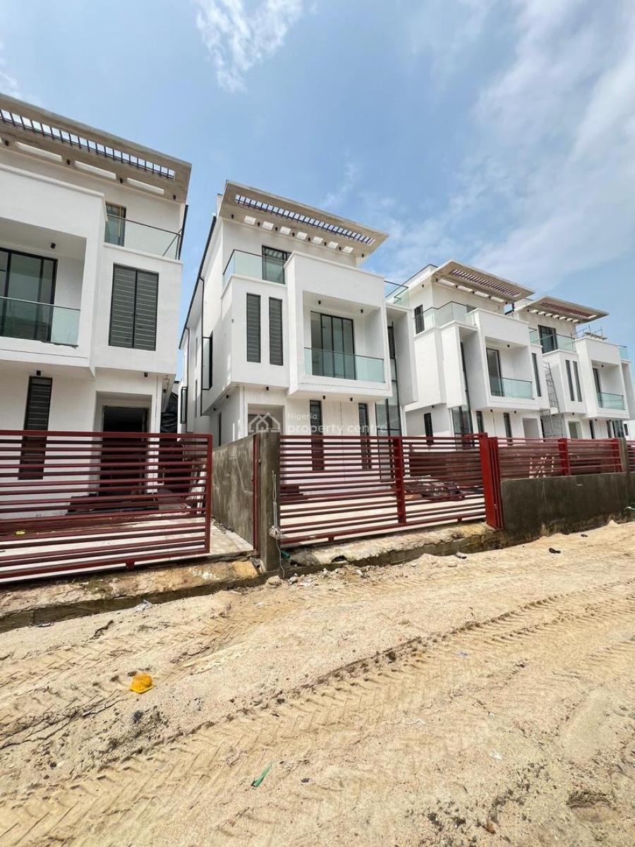 Newly Built 5 Bedroom Detached Duplex with Bq, Pool and Open Terrace, Chevron, Lekki, Lagos, House for Sale