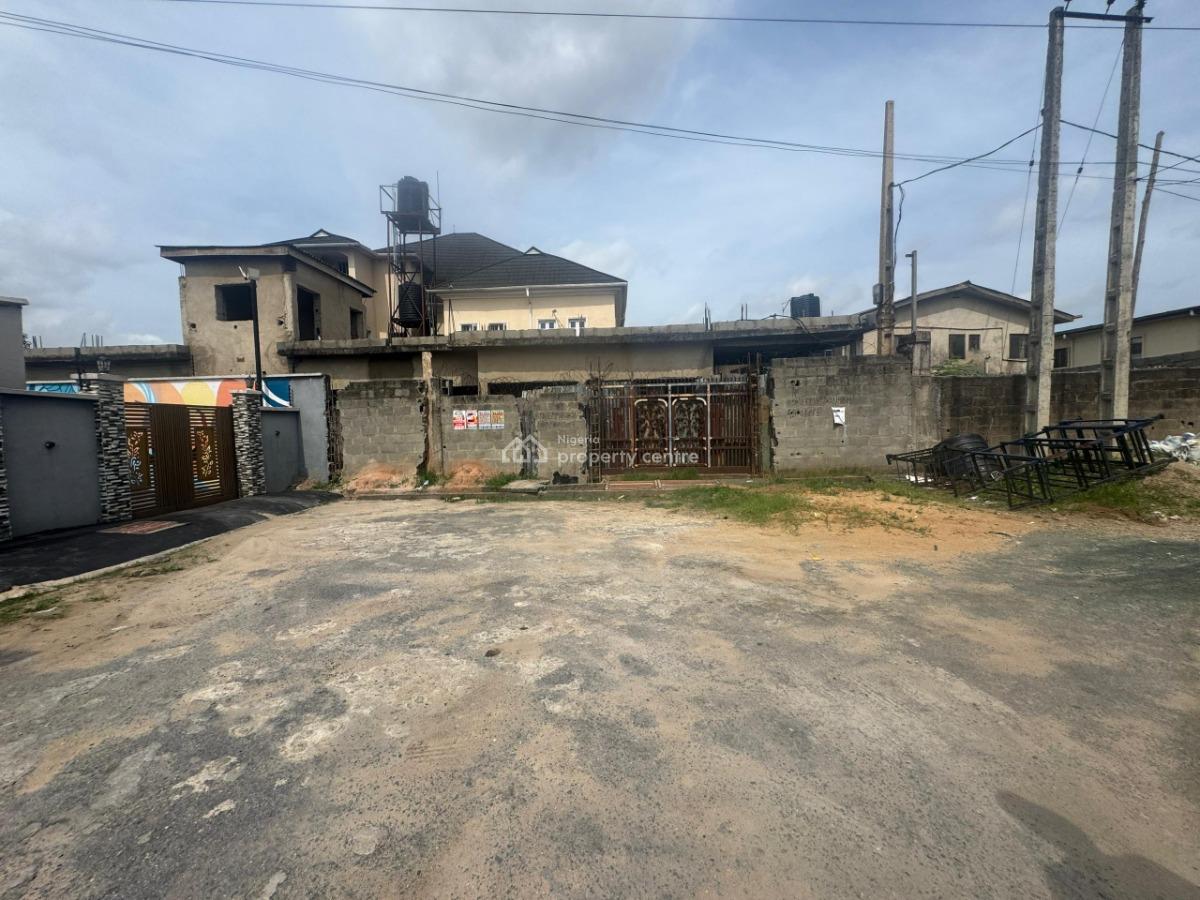 a 300sqm Plot with a Structure, in an Estate Off College Rd, Ogba, Ikeja, Lagos, Residential Land for Sale