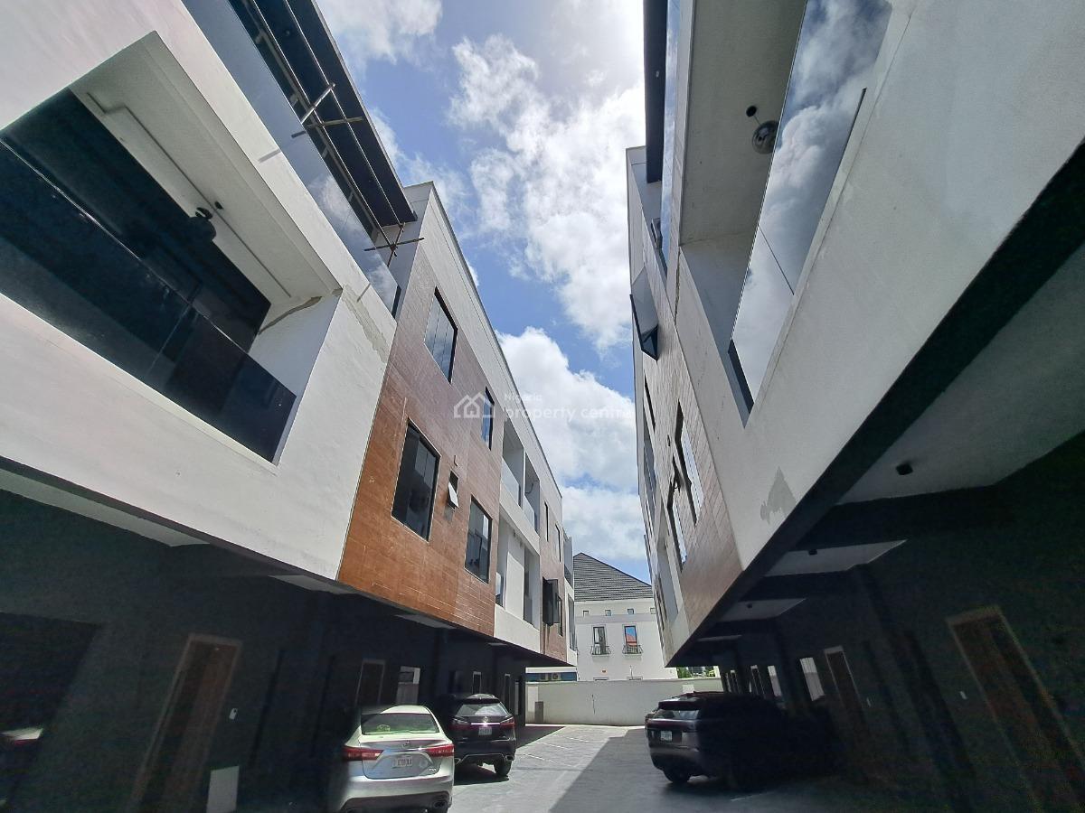 Luxury & Serviced 4 Bedroom Terraced Duplex with a Room Bq & Pool, Lekki Phase 1, Lekki, Lagos, Terraced Duplex for Rent