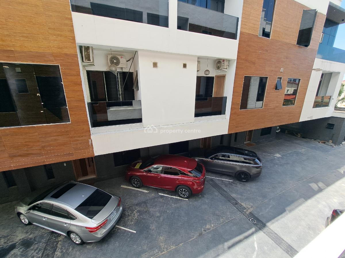 Luxury & Serviced 4 Bedroom Terraced Duplex with a Room Bq & Pool, Lekki Phase 1, Lekki, Lagos, Terraced Duplex for Rent