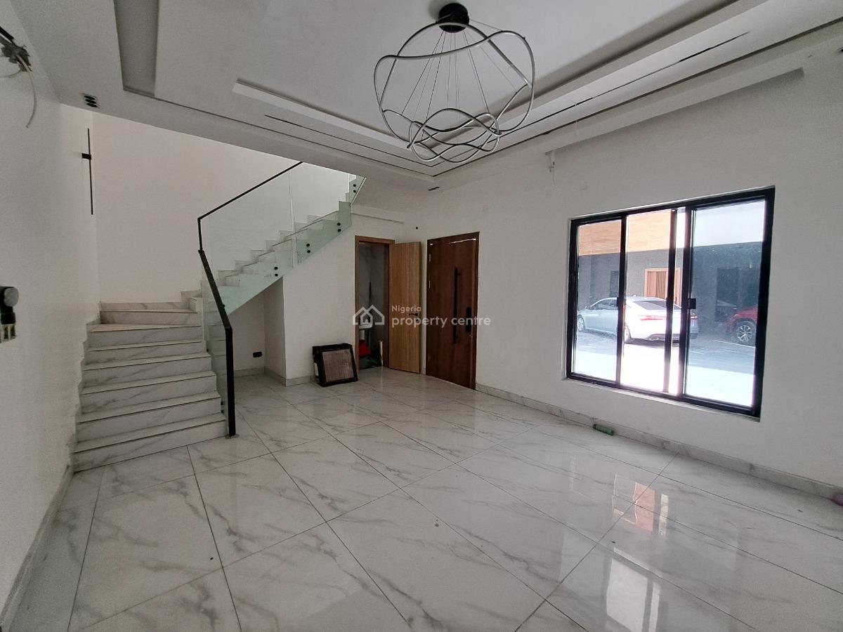 Luxury & Serviced 4 Bedroom Terraced Duplex with a Room Bq & Pool, Lekki Phase 1, Lekki, Lagos, Terraced Duplex for Rent