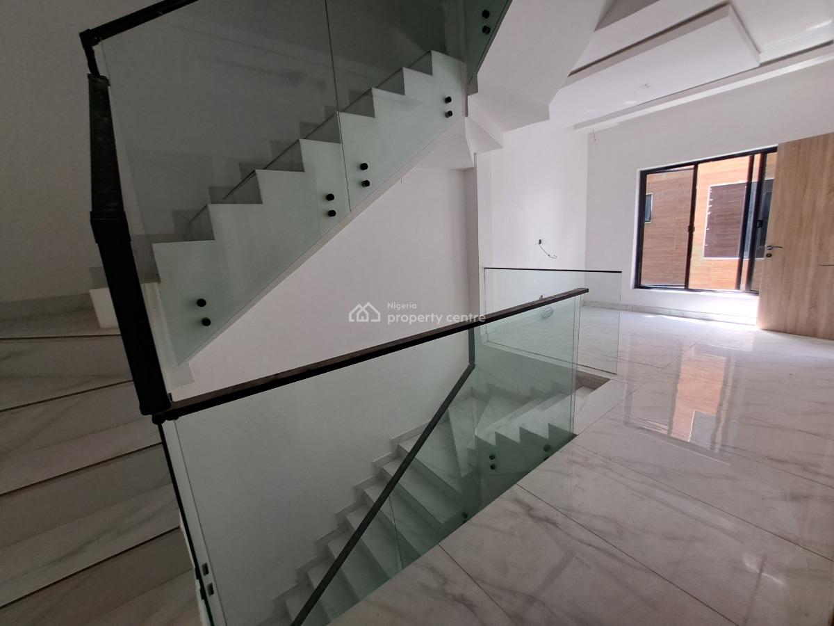 Luxury & Serviced 4 Bedroom Terraced Duplex with a Room Bq & Pool, Lekki Phase 1, Lekki, Lagos, Terraced Duplex for Rent