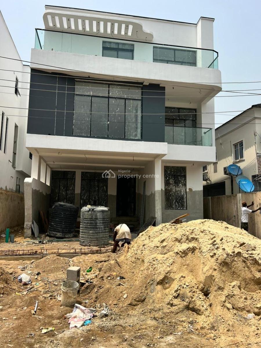 Exquisitely Built 5 Bedroom Detached Duplex with Rooftop, Bq, Chevron, Lekki, Lagos, Detached Duplex for Sale