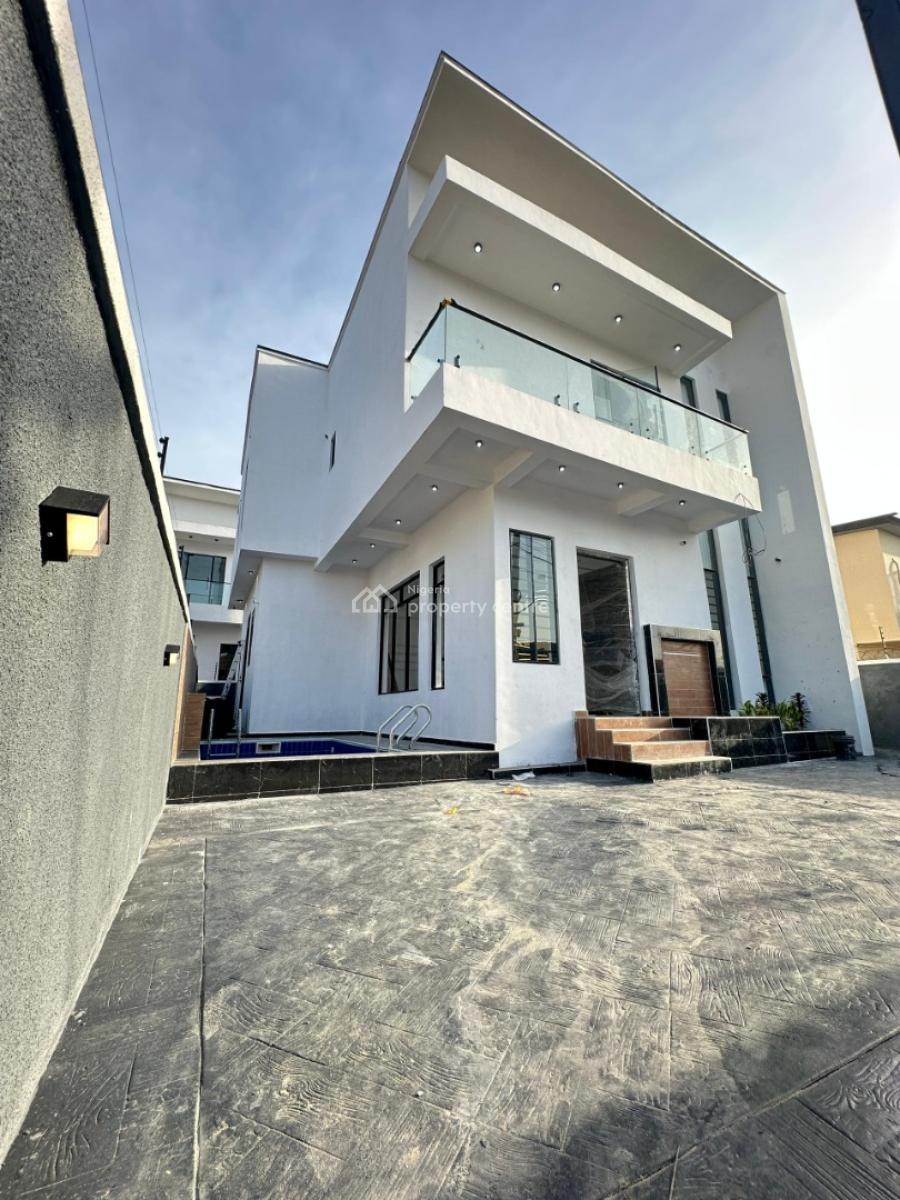 Exquisite Spacious Luxury 5 Bedroom Fully Detached Duplex with a Bq, Ajah, Lagos, Detached Duplex for Sale