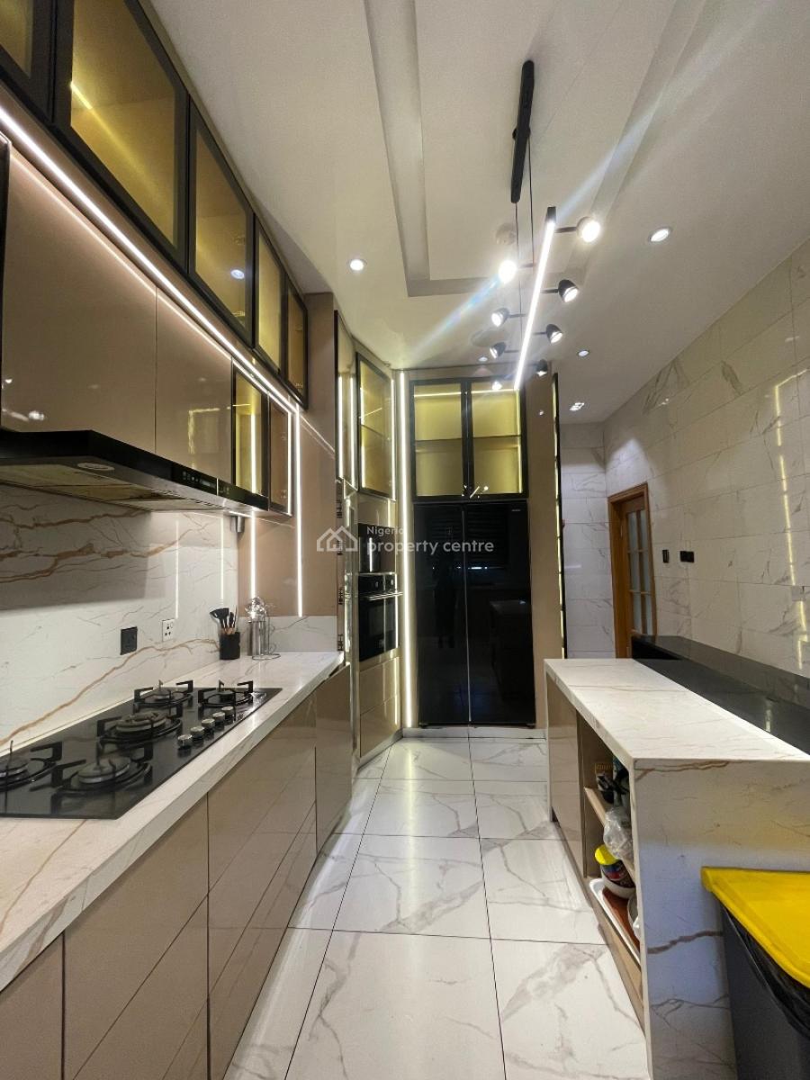 Comes Partly Furnished 4 Bedrom Terrace Duplex (corner Piece) Gym Pool, Lekki Phase 1 Lagos, Lekki, Lagos, Detached Duplex for Sale