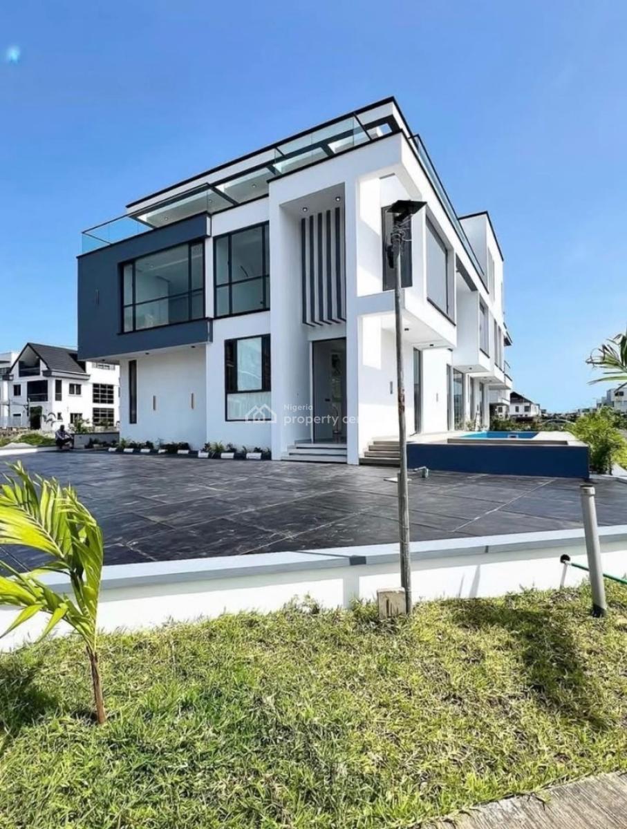 Water View 5 Bedroom Duplex, Cowrie Creek Estate, Ikate, Lekki, Lagos, Semi-detached Duplex for Sale