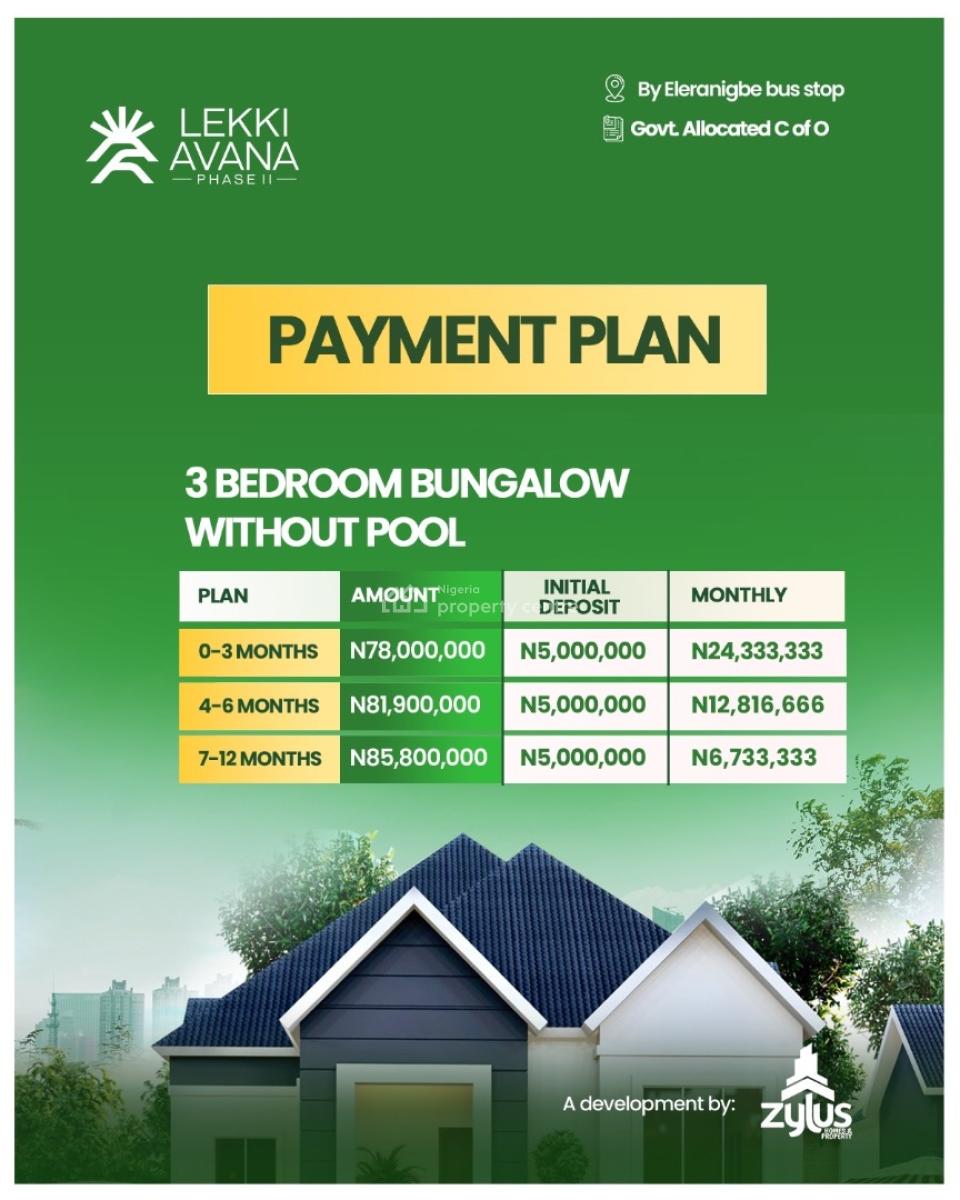 Luxury Fully Furnished Bungalow in a Vacation Perfect Home, Ibeju, Lagos, Detached Bungalow for Sale