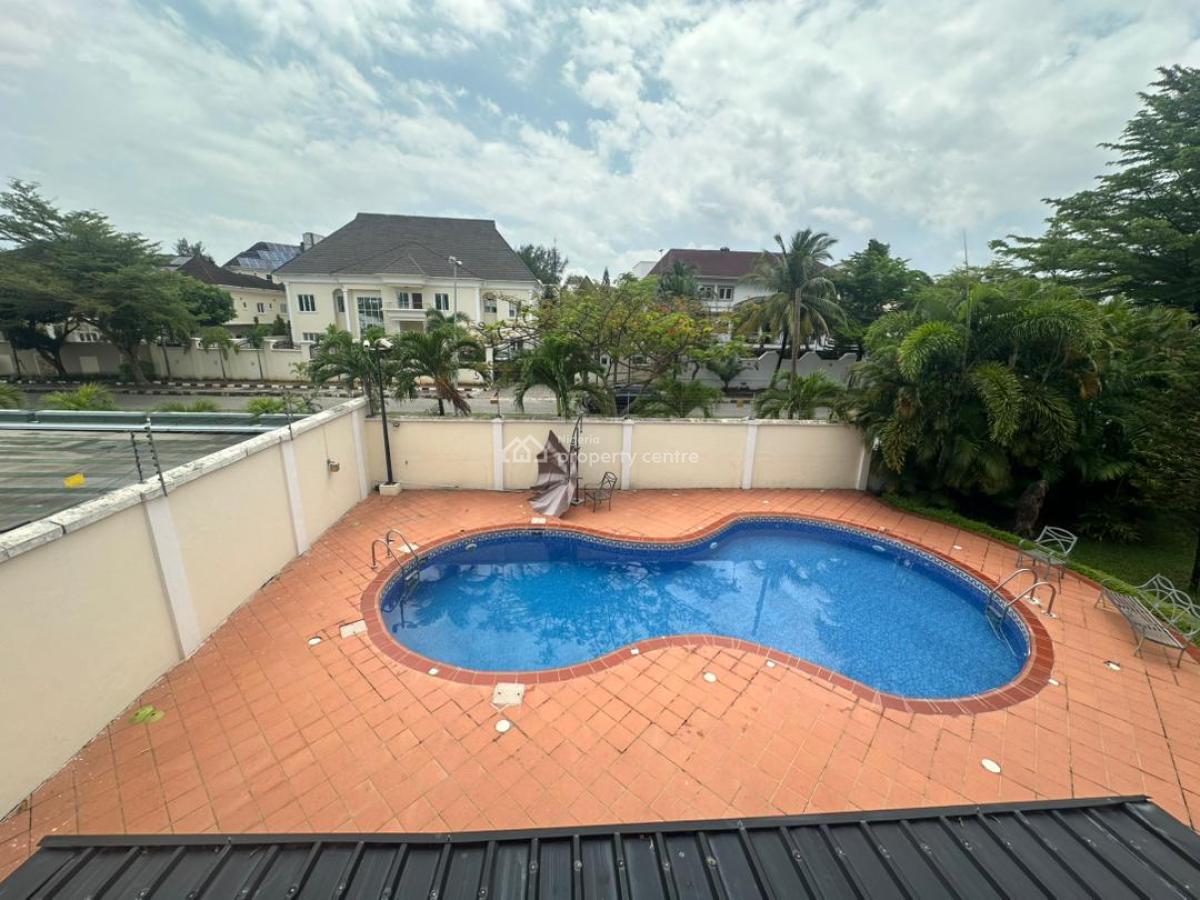 Tastefully Finished 4-bedroom Terrace with an Attic Room, Atrium ,bq, Banana Island, Ikoyi, Lagos, Terraced Duplex for Rent