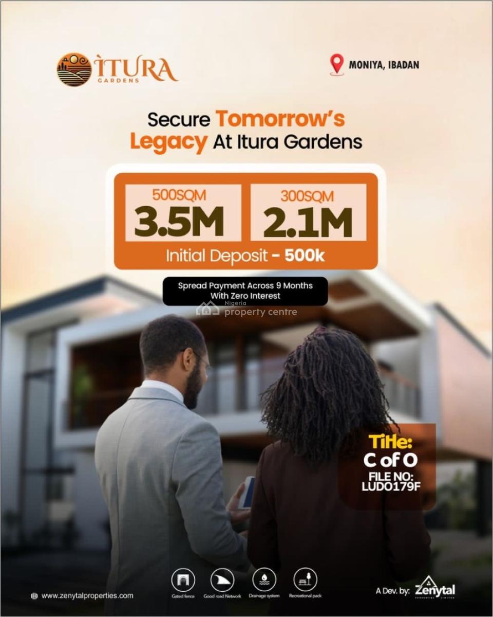 Itura Gardens, Moniya, Moniya, Ibadan, Oyo, Land for Sale
