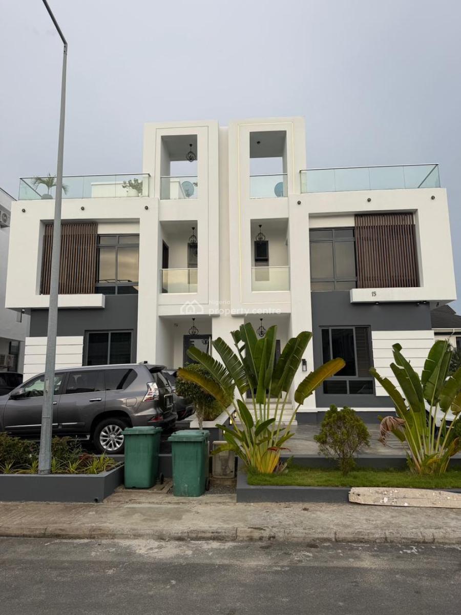 5 Bedroom Semidetached Duplex, Cowrie Creek Estate, Ikate, Lekki, Lagos, Semi-detached Duplex for Sale