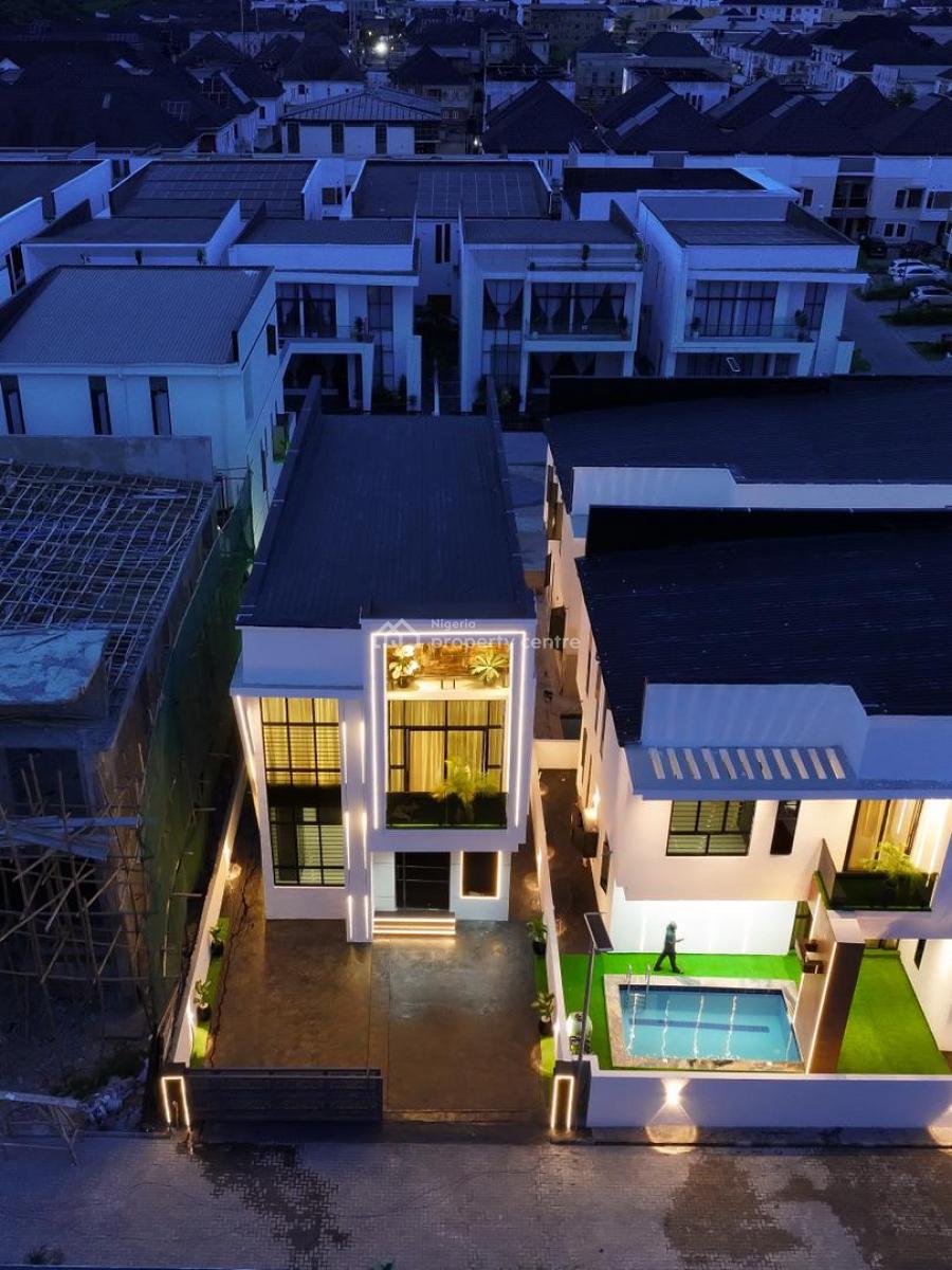 Exquisite Luxury 5 Bedroom Fully Detached Duplex, Chevron Toll Gate, Lekki, Lagos, Detached Duplex for Sale