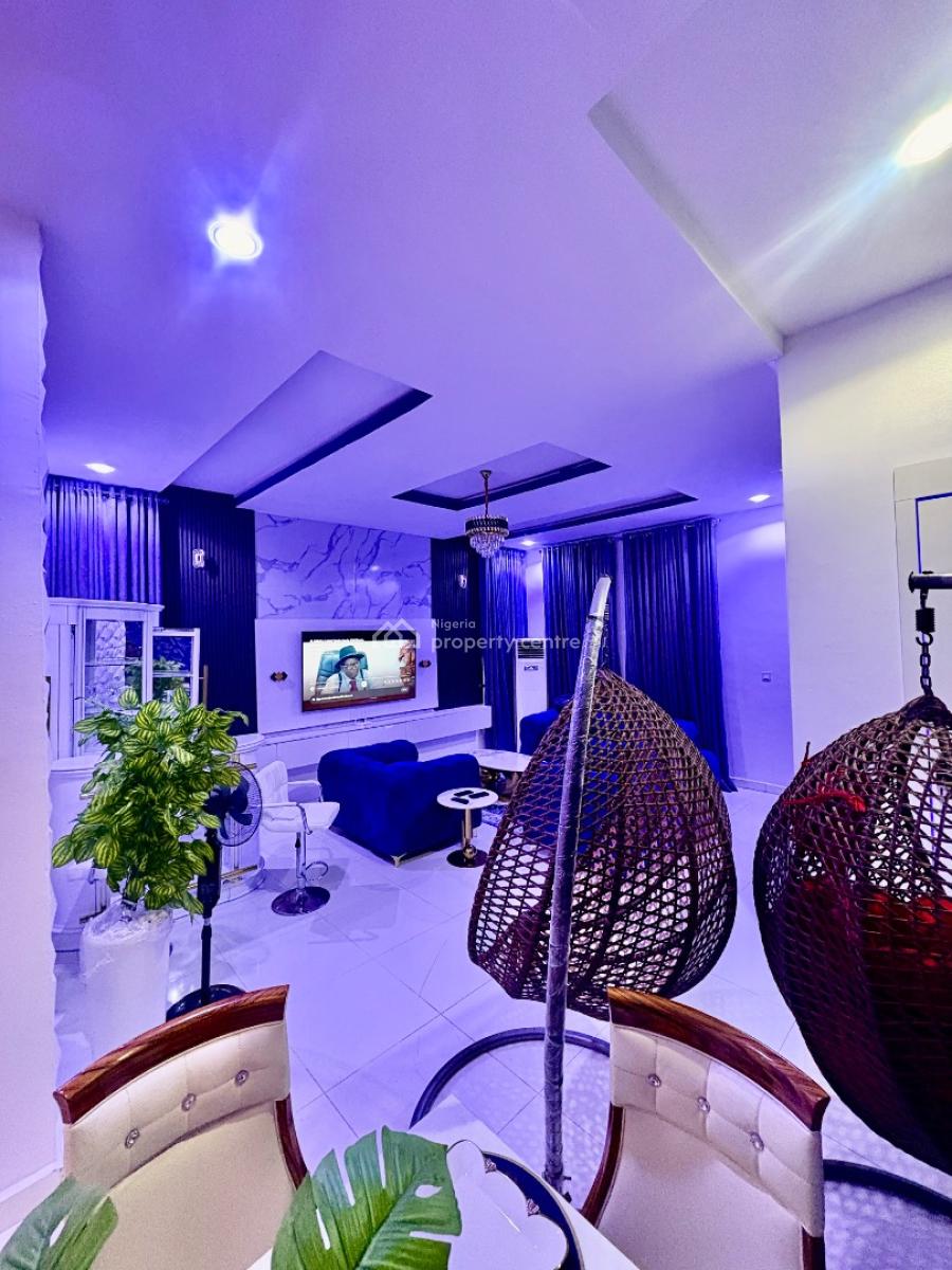 Luxury 5 Bedroom Duplex with Swimming Pool and Gym in Code-access Est8, Before The Orchid Roundabout Near Lekki 2nd Toll Gate, Lekki, Lagos, Detached Duplex Short Let
