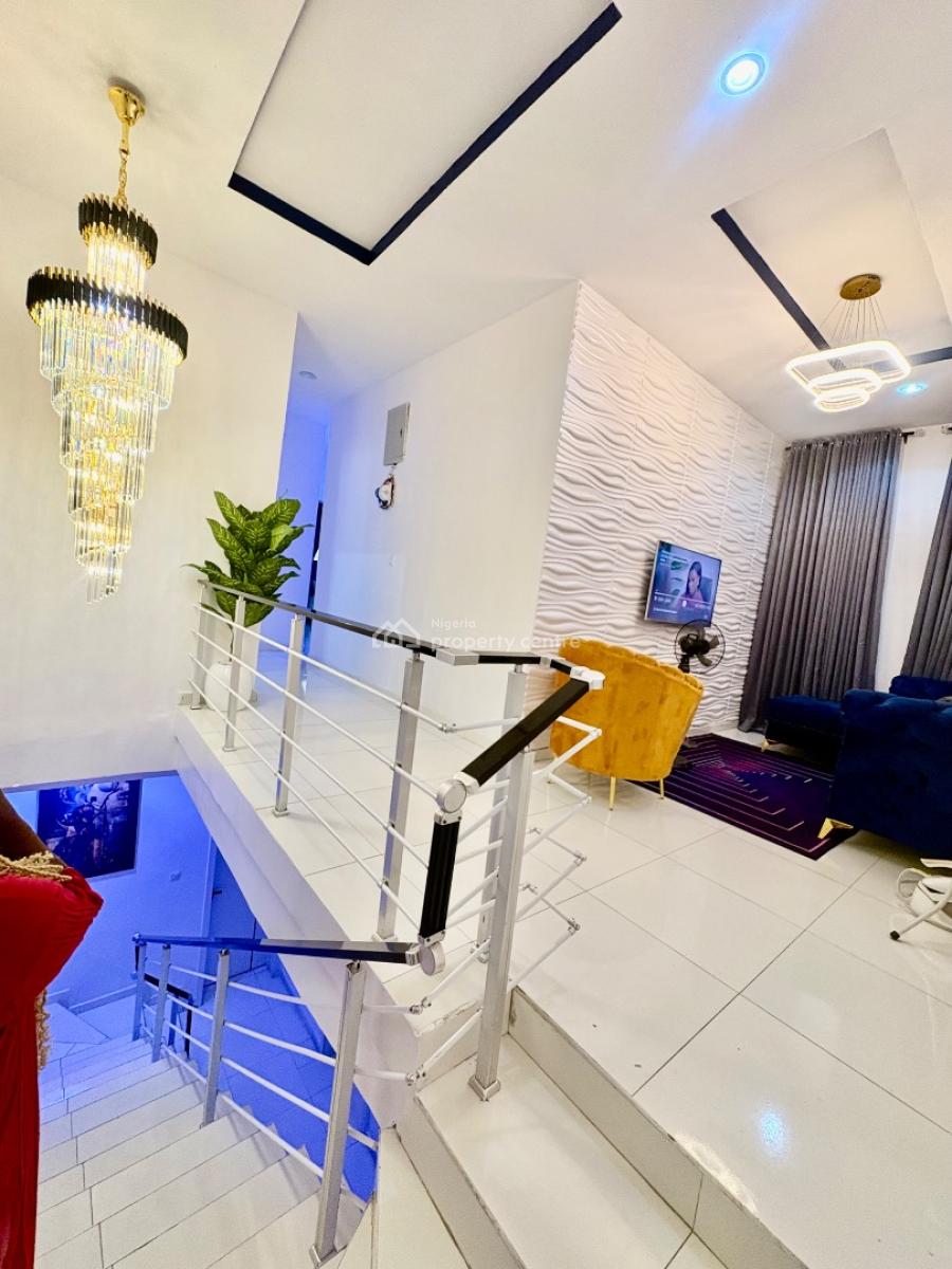 Luxury 5 Bedroom Duplex with Swimming Pool and Gym in Code-access Est8, Before The Orchid Roundabout Near Lekki 2nd Toll Gate, Lekki, Lagos, Detached Duplex Short Let