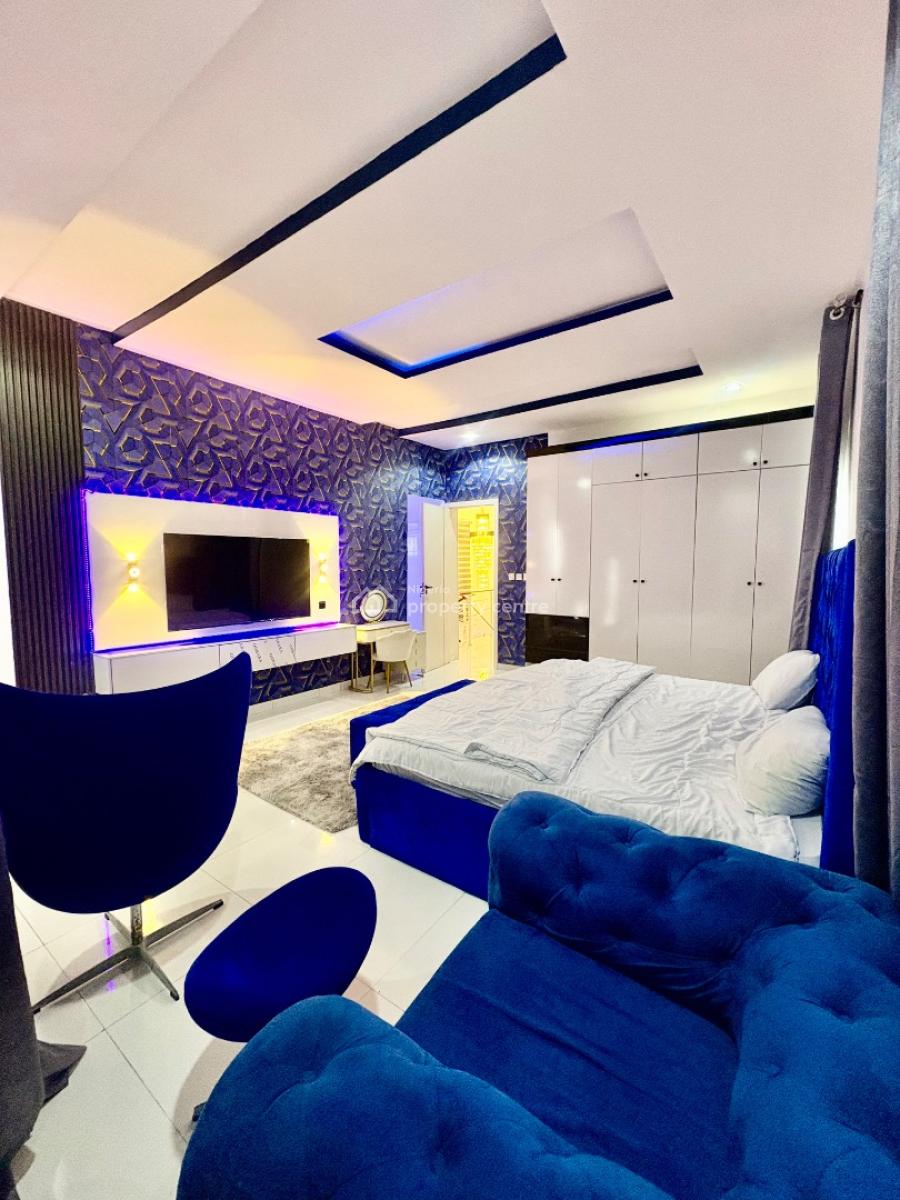 Luxury 5 Bedroom Duplex with Swimming Pool and Gym in Code-access Est8, Before The Orchid Roundabout Near Lekki 2nd Toll Gate, Lekki, Lagos, Detached Duplex Short Let