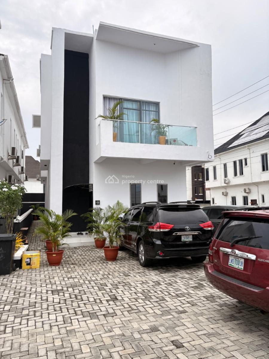 Luxury 5 Bedroom Duplex with Swimming Pool and Gym in Code-access Est8, Before The Orchid Roundabout Near Lekki 2nd Toll Gate, Lekki, Lagos, Detached Duplex Short Let