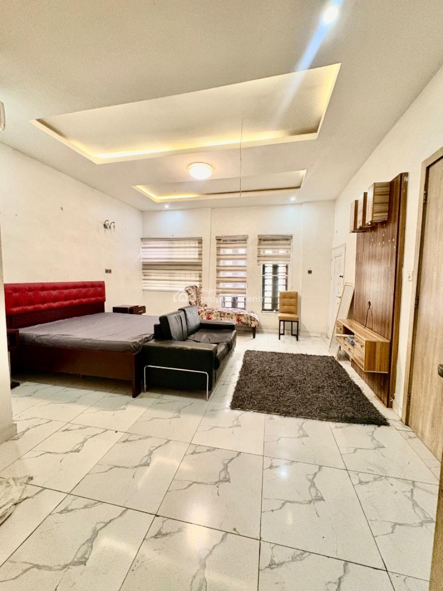 Fully Furnished Masters Studio in Code-access Estate Chid Road, Before Orchid Enyo Filling Station By Lekki 2nd Toll Gate, Lekki, Lagos, Flat / Apartment for Rent