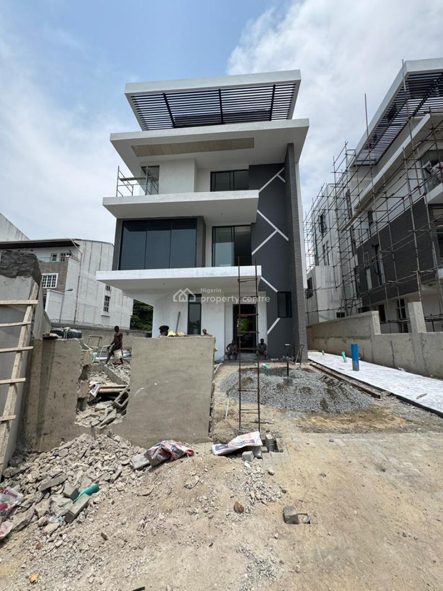 Brand New 5 Bedroom Mansion with Elevator, Cinema, Swimming Pool &, 10 Minutes Drive to Ikoyi Club, Banana Island, Ikoyi, Lagos, Detached Duplex for Sale