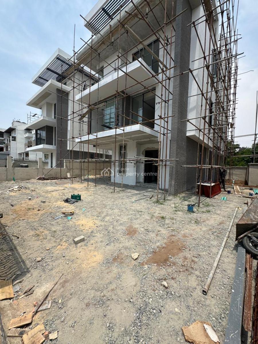 Brand New 5 Bedroom Mansion with Elevator, Cinema, Swimming Pool &, 10 Minutes Drive to Ikoyi Club, Banana Island, Ikoyi, Lagos, Detached Duplex for Sale