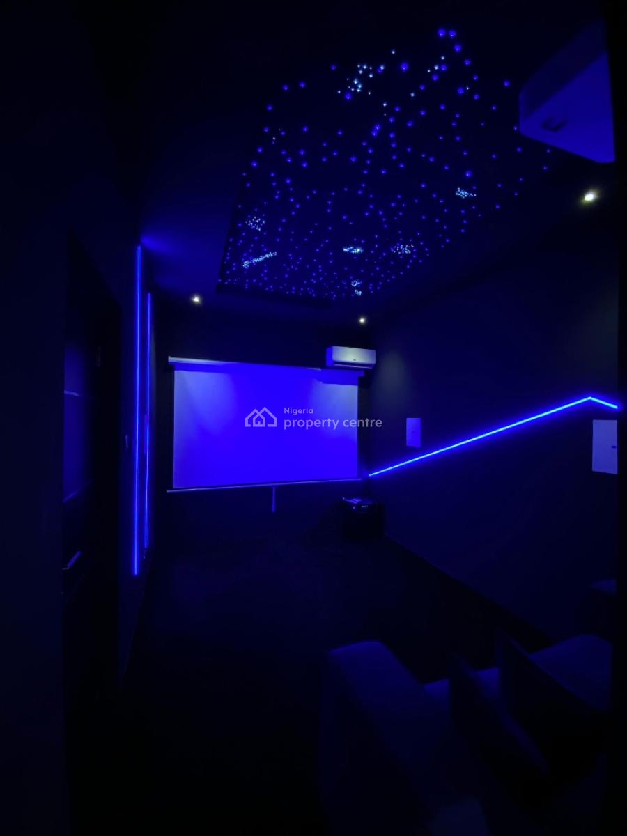 Aesthetically Pleasing 2 Bedrooms with Private Cinema, Close to Imax Cinema Rock Drive, Lekki Phase 1, Lekki, Lagos, Flat / Apartment Short Let